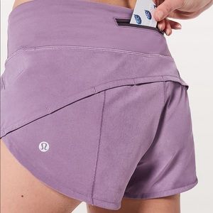 Lululemon High Rise Speed Up Short 2.5